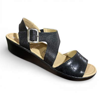 Romulo Sandalia Cuero Mujer Talla 39 Ref 5002